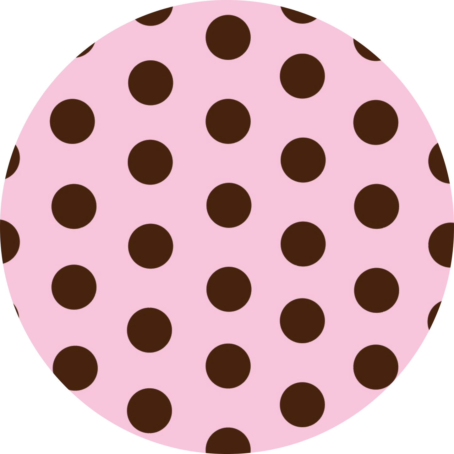 il sole bikini in Blush Polka Dot with Espresso