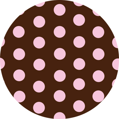 il sole bikini in Espresso Polka Dot with Blush