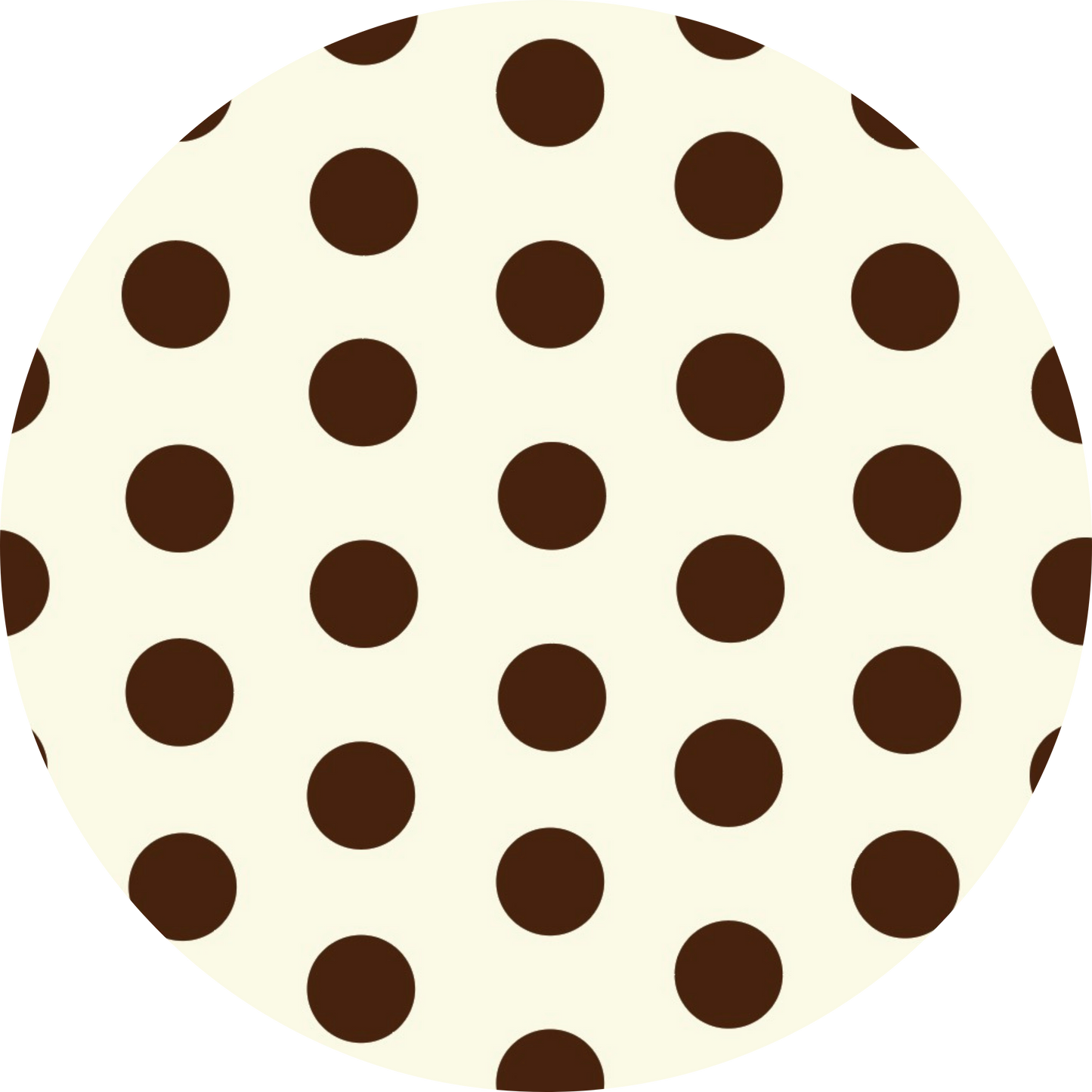 il sole bikini in Vanilla Polka Dot with Espresso